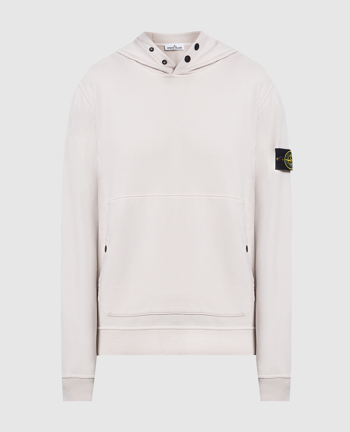 

Бежевые худи с логотипом, Бежевый, Худи