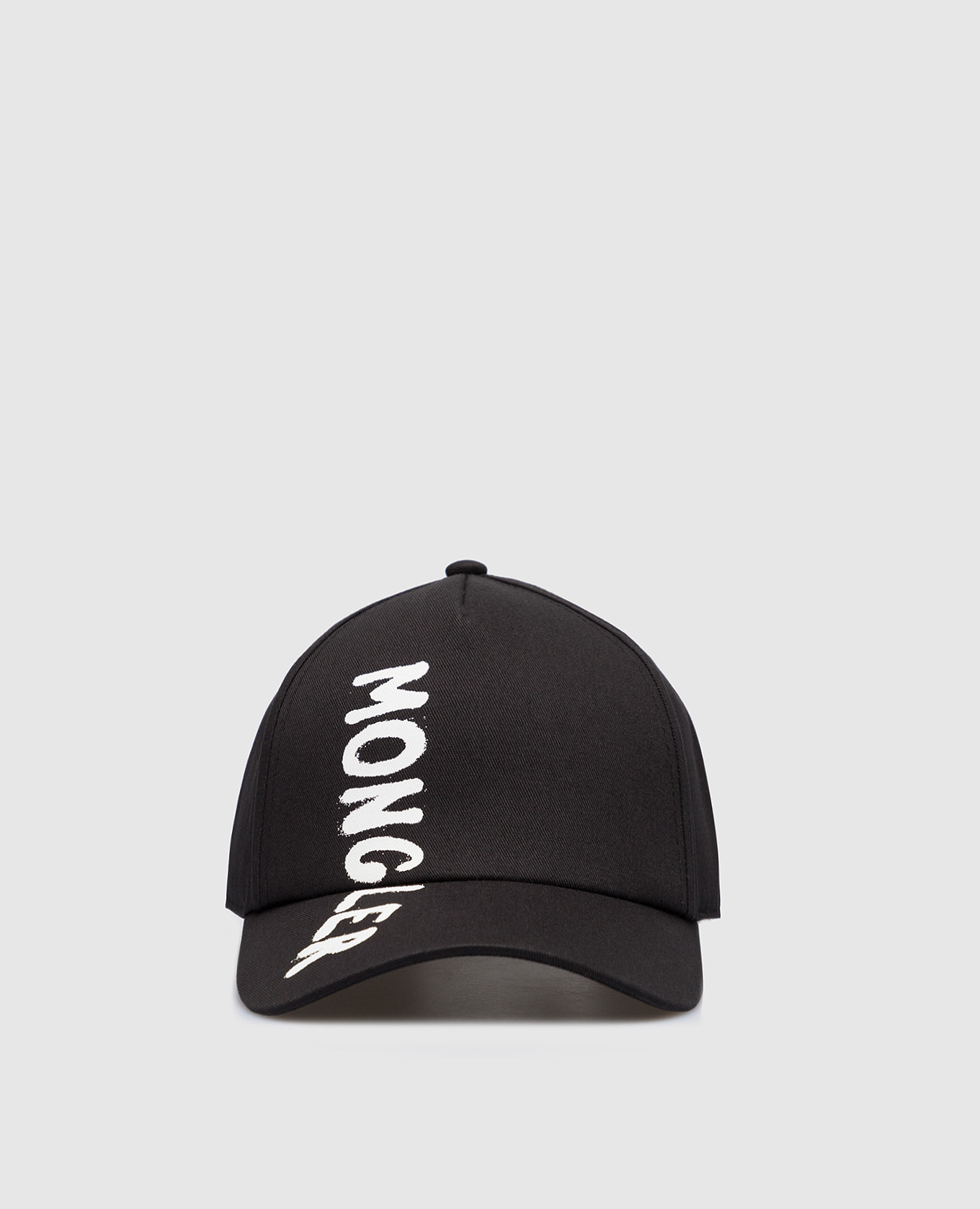 

Черная кепка с контрастным принтом логотипа, Черный, Кепки