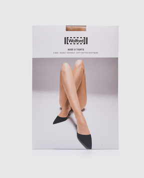 Wolford Бежеві колготи Nude 8 den Nearly Invisible 10272