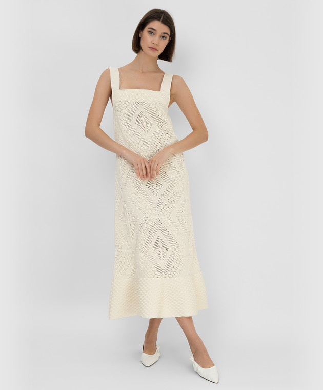 Jil Sander Платье миди в узор JSPU751056WUY25008 изображение 2