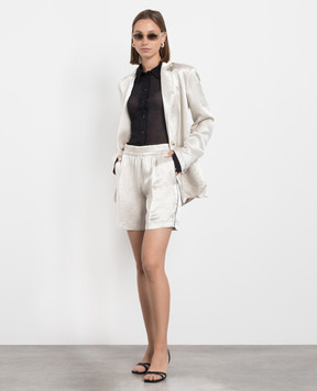 Helmut Lang Бежевые шорты N05HW208