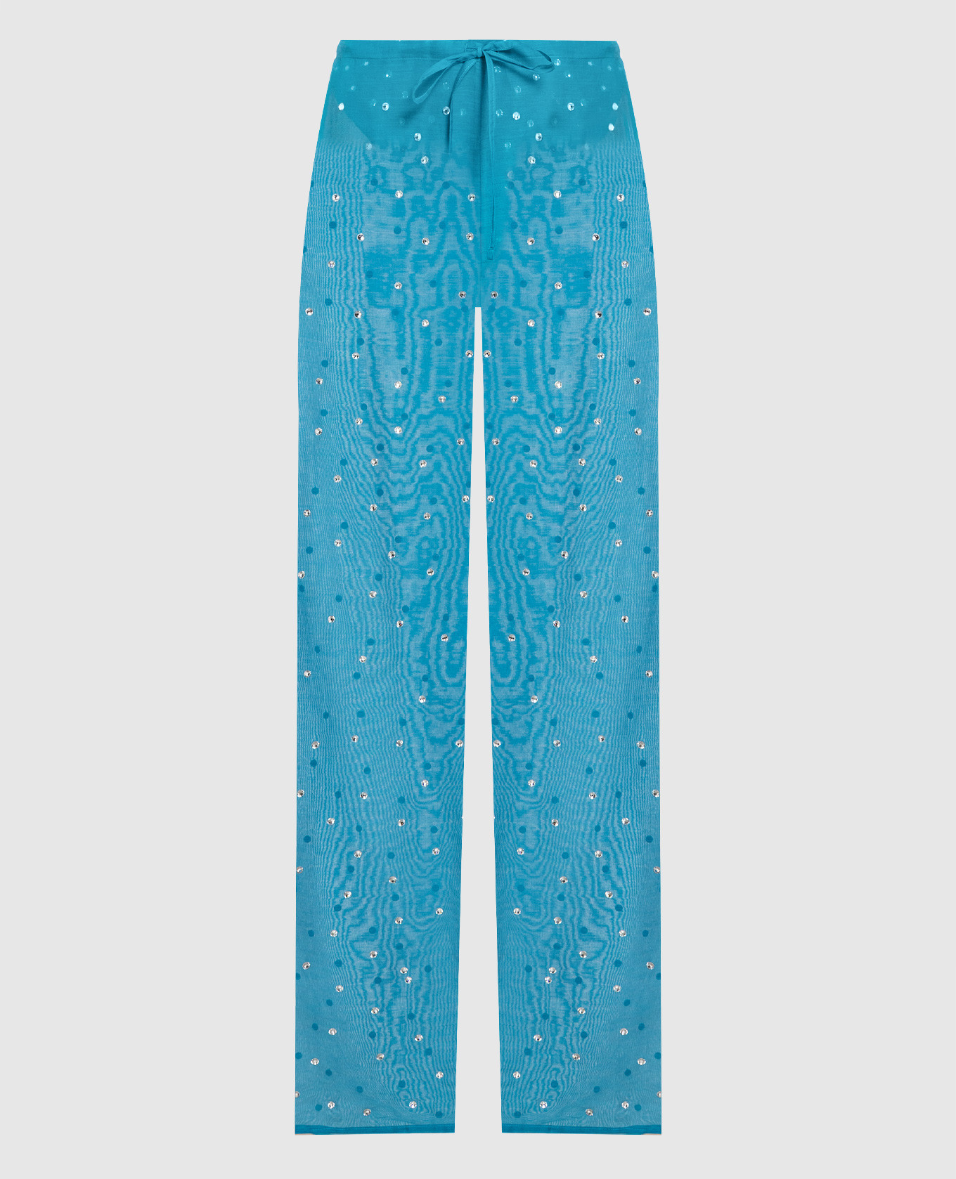 GEM blue crystal pants