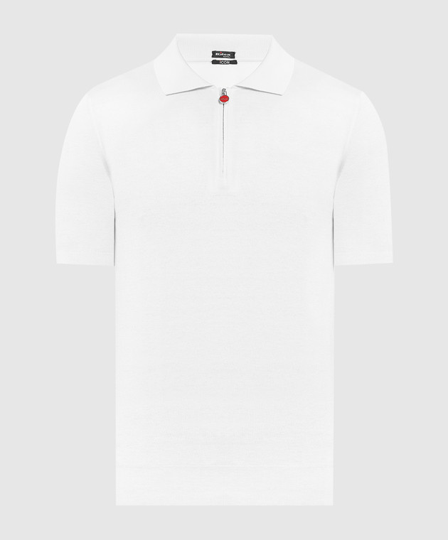 Kiton White polo shirt UK33ZE23