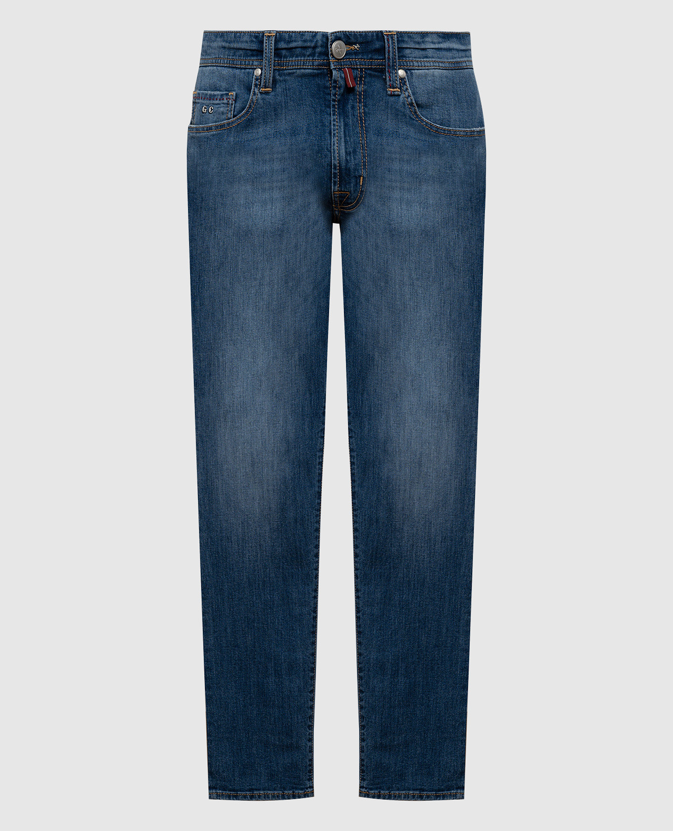 Синие джинсы MICHELANGELO с эффектом потертости