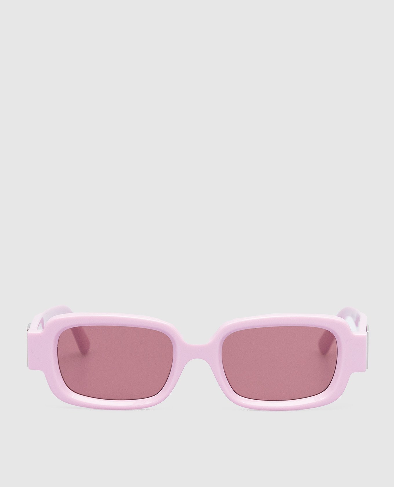 Pink Thia sunglasses with textured logo