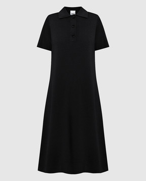 Allude Черное платье-поло 22262024