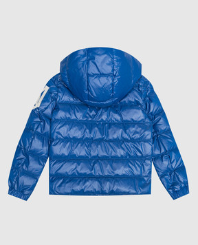 Moncler ENFANT Дитячий синій пуховик Saulx 1A000115963V810