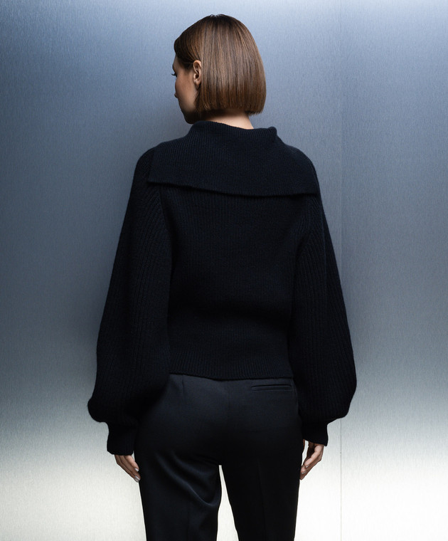 Rohe Black wool and cashmere ribbed sweater 40923114 image 4