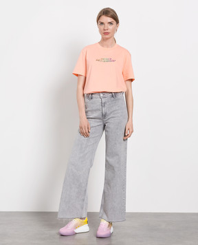 Stella McCartney Помаранчева футболка 381701SPW35