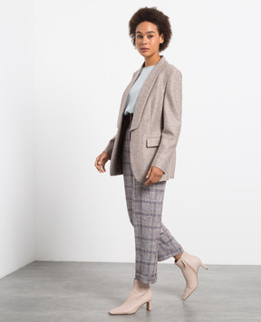 Peserico Бежевый жакет с люрексом S01400J003169