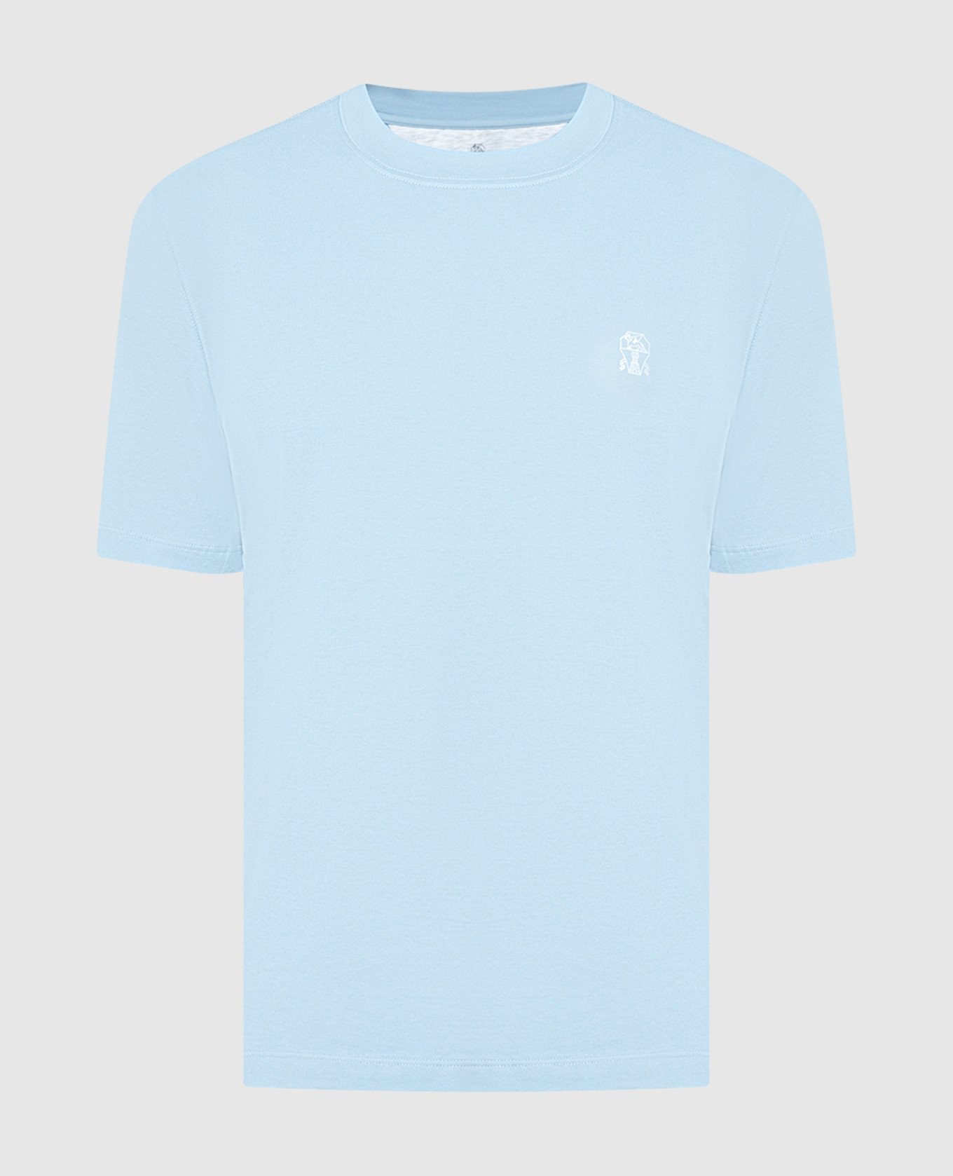Blue T-shirt with a print