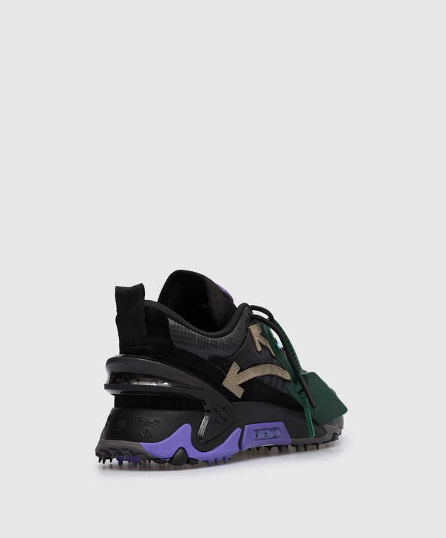 Off-White Черные комбинированные кроссовки Odsy 2000 OMIA190S23FAB001 изображение 3