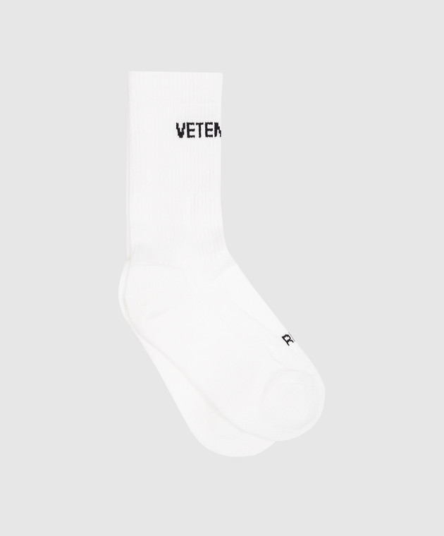 Vetements White socks with logo UE54SO140W