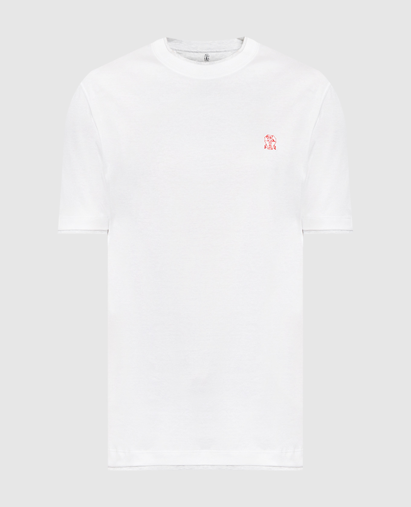 Белая футболка с эффектом наложения слоев