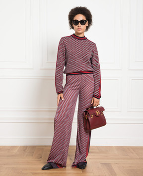 Balmain Светр з вовни у візерунок монограми BF1KA003KE94