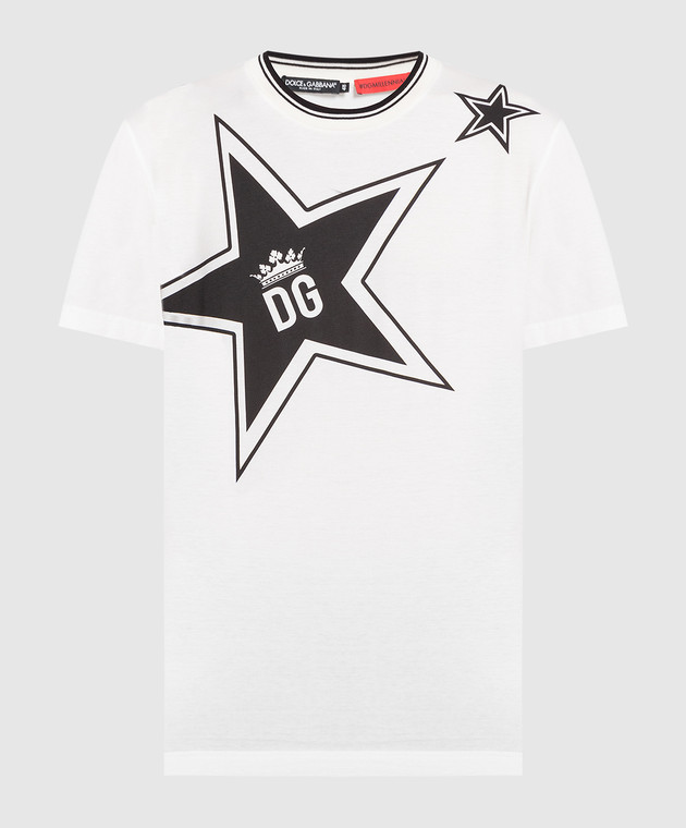 Dolce&Gabbana White t-shirt with logo print G8KD0TFI7K3