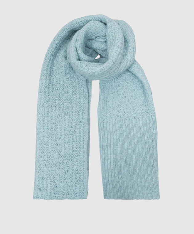 AERON Blue openwork scarf Grable GRABLE