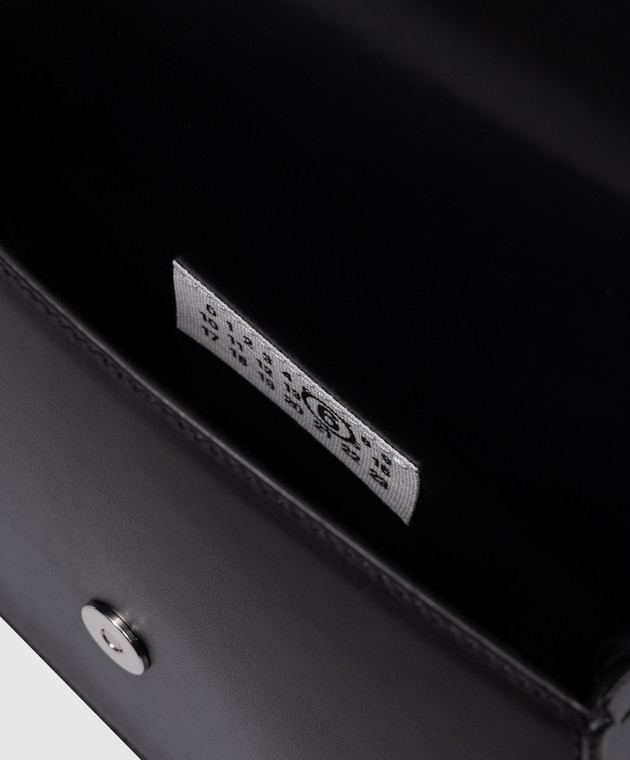 Maison Margiela MM6 Черная кожаная сумка Numeric в стиле оригами SB5ZH0010P6189 изображение 4