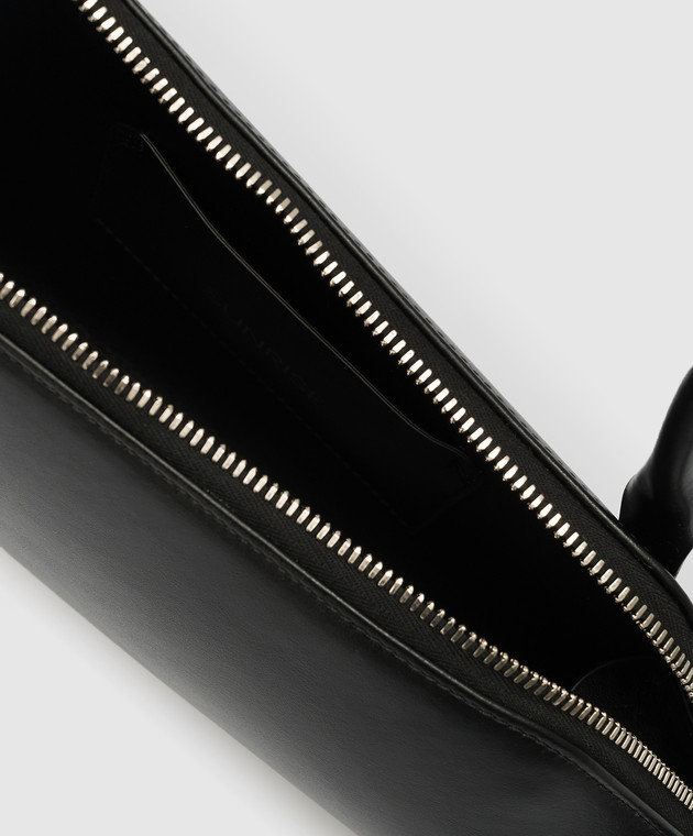 The Attico Черная кожаная сумка Sunrise 236WAH42L019 изображение 4