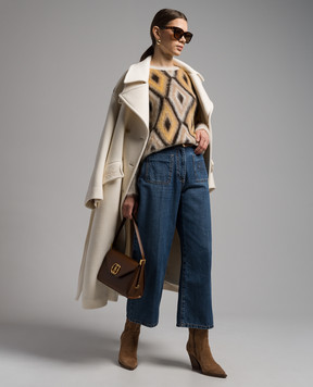 Etro Сині джинси з вишивкою логотипа D118229574