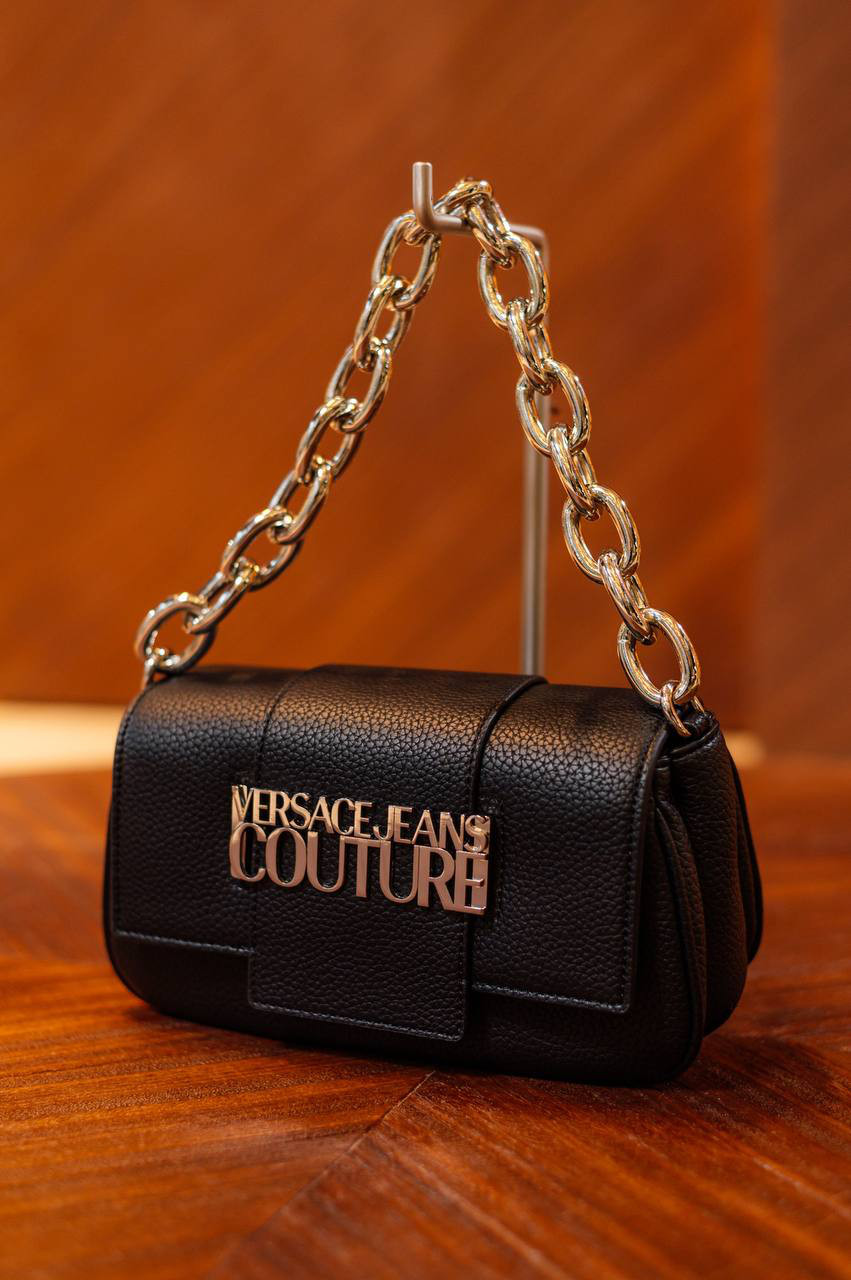 Versace Jeans Couture - Черная сумка Logo Loop 75VA4BB1ZS413
