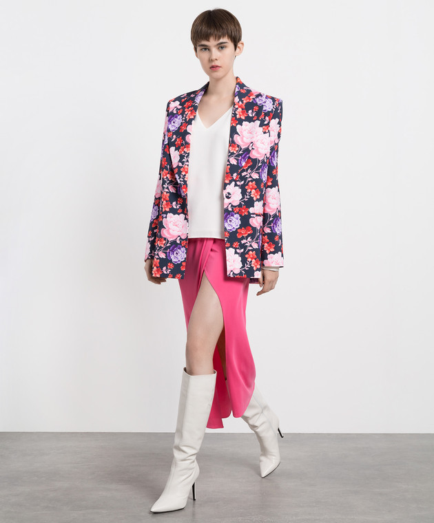 Magda Butrym - Navy blue floral print jacket 150722 - buy with Czech ...