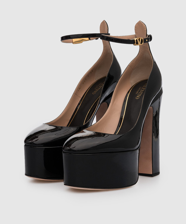 Valentino Black patent leather shoes TAN-GO 3W2S0DQ3VNE image 2