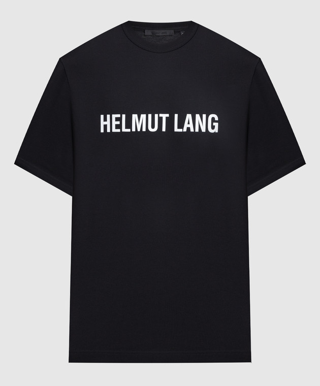 Helmut Lang Black t-shirt with logo print L09HM523