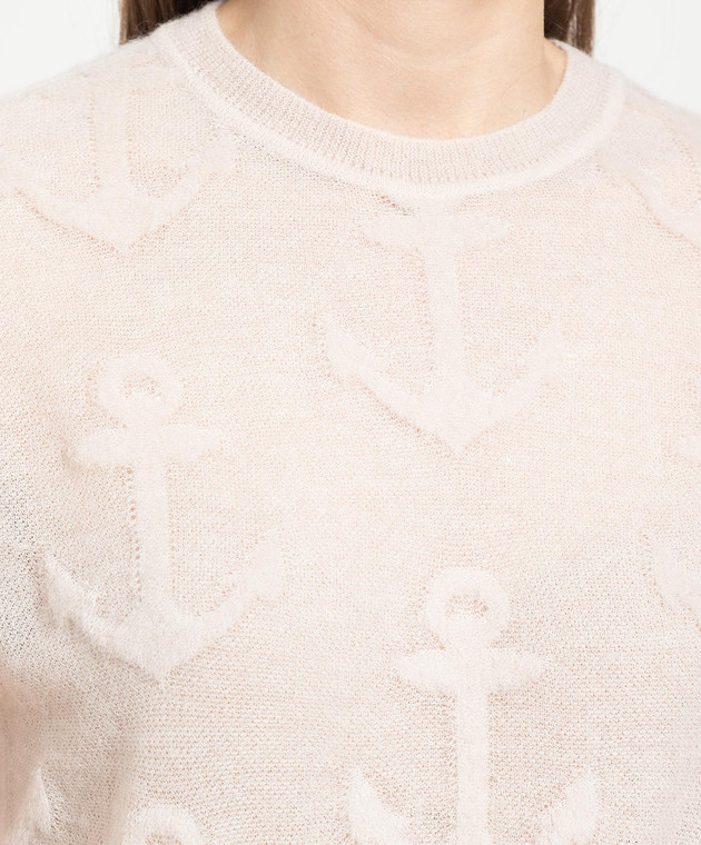 Max Mara - Beige jumper with a textured pattern SILLA buy at Symbol