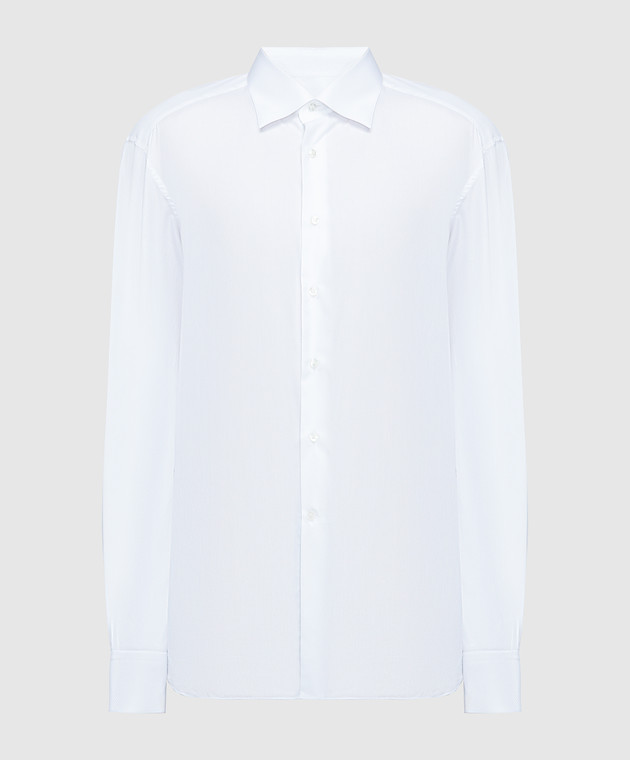 Stefano Ricci White shirt with metallic logo MC007152L1600
