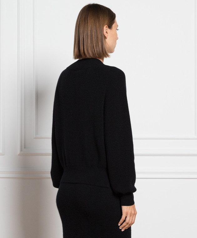 COLOMBO Черный пуловер из кашемира MA04261226KIG изображение 4