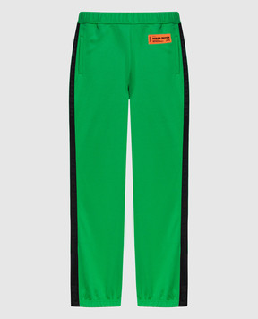 Heron Preston Зеленые спортивные брюки с логотипом HMCJ010F23JER001