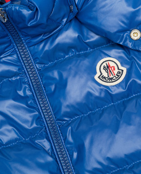 Moncler ENFANT Дитячий синій пуховик Saulx 1A000115963V810