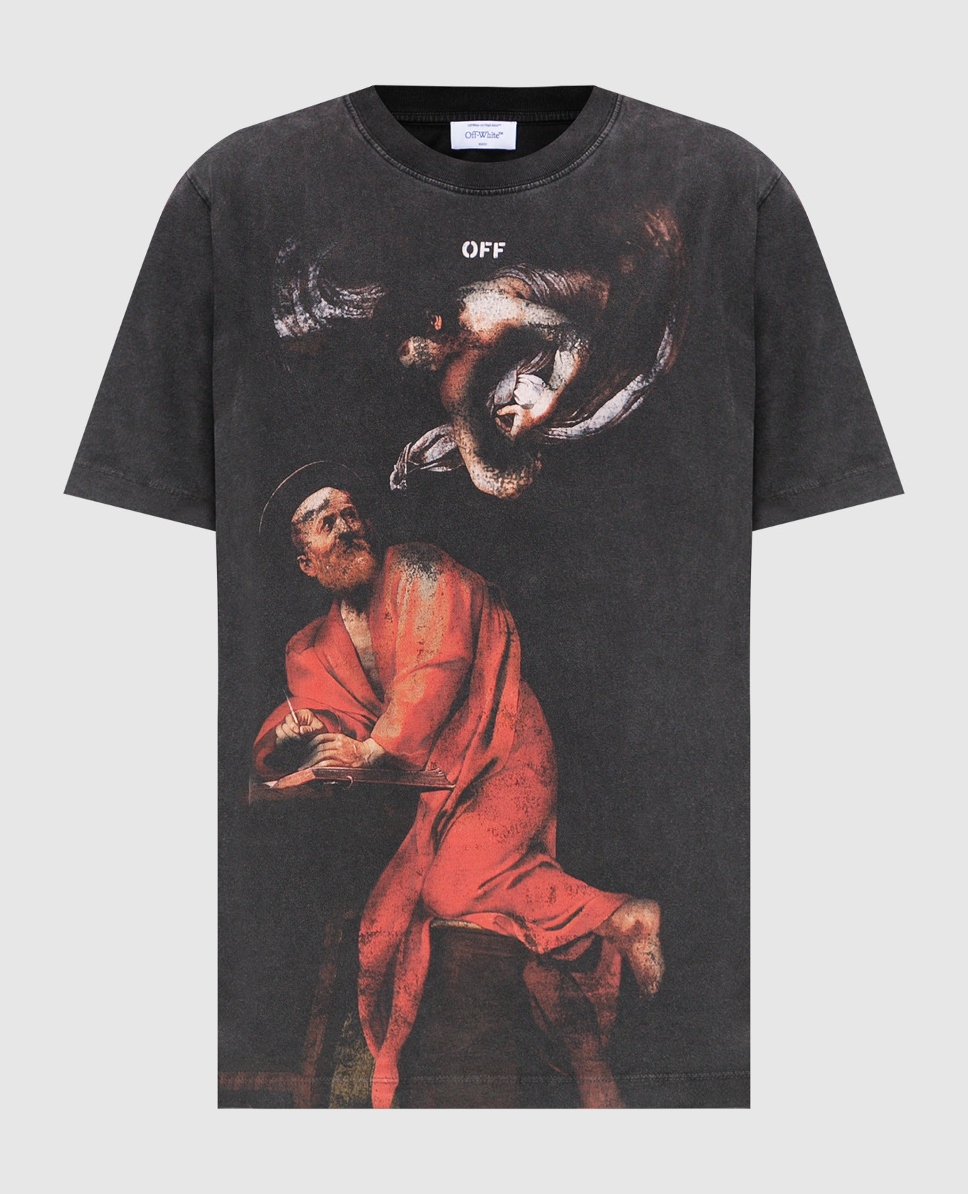 

Серая футболка S.Matthew с принтом, Серый, Футболки