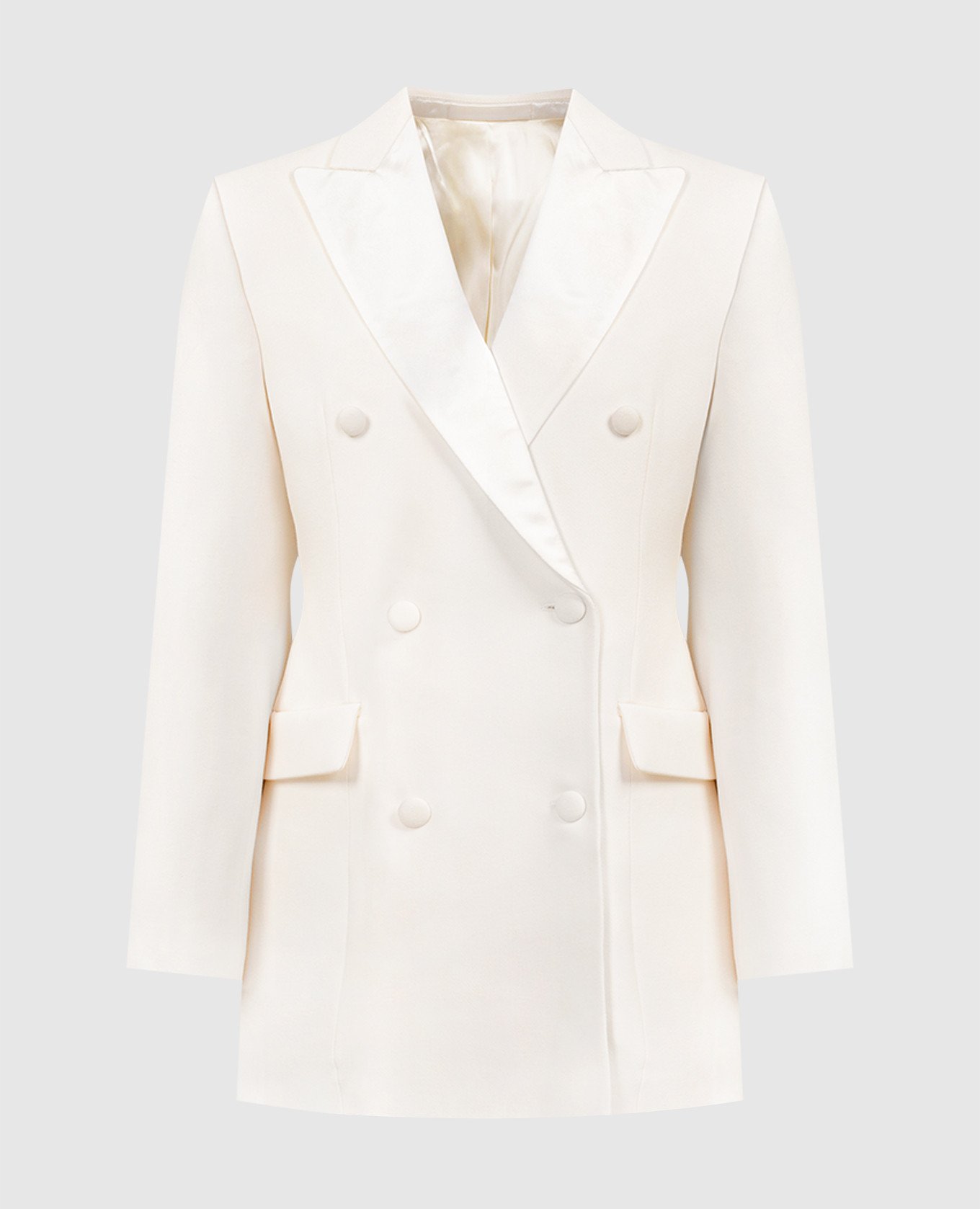 White dress-jacket made of wool
