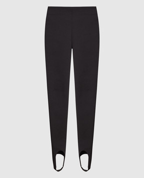 Balmain Black leggings with straps AF1PD126CC77