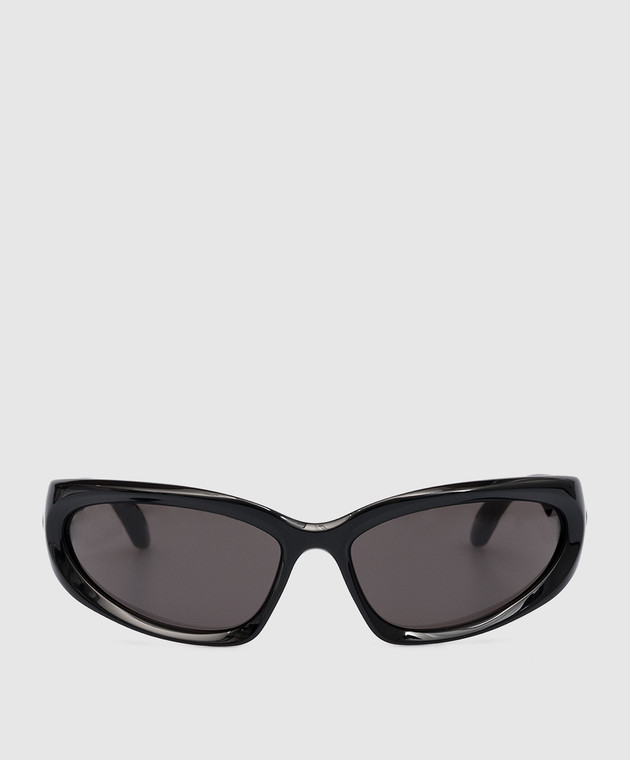 Balenciaga Swift logo sunglasses in black 658745T0007