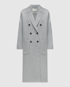 Vicolo Серое двубортное пальто TR0001