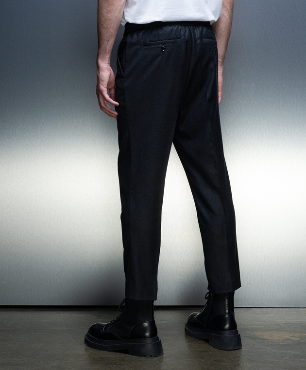 Ami Alexandre Mattiussi Black short pants made of wool HTR206WV0023 image 4