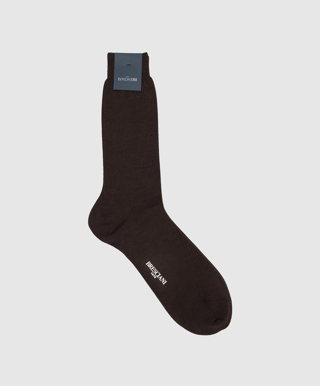 Bresciani Brown socks MC001UN0006XX