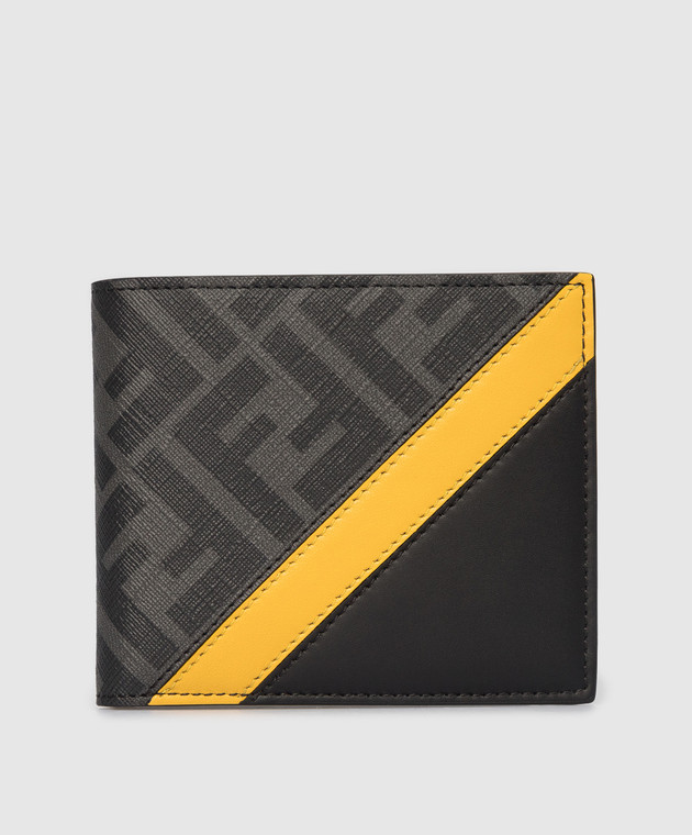Fendi Gray wallet with FF pattern 7M0169A9XS