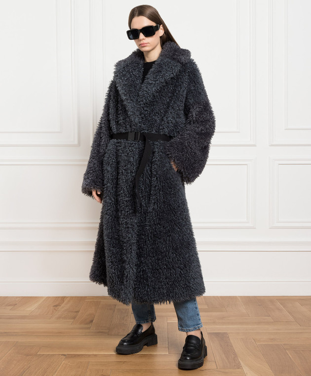 Ermanno Scervino Зеленое пальто D430D309VRV изображение 2