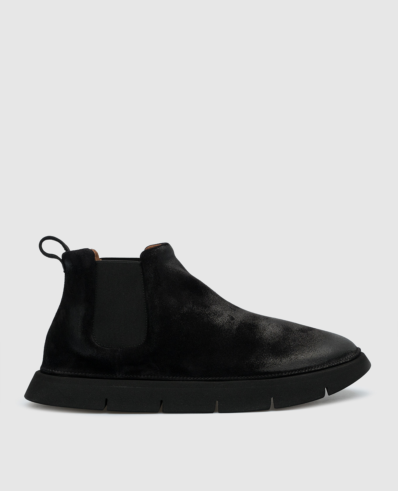 

Черные замшевые челси Intagliata, Черный, Ботинки