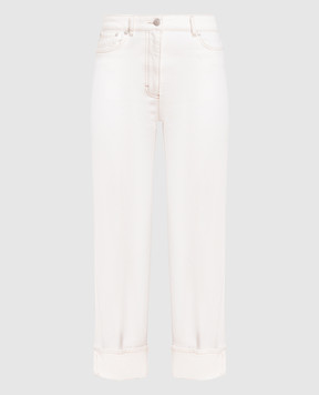 Peserico Білі джинси з патчем логотипу P04507TS02989
