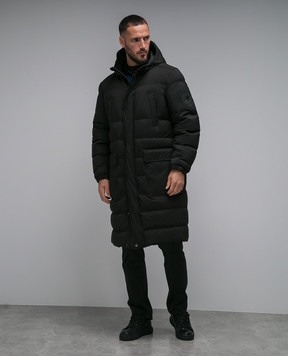 Stefano Ricci Черный пуховик с логотипом MDJ3300140PL001H