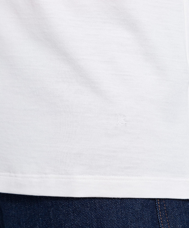ISAIA White T-shirt MCI154JP001 image 5