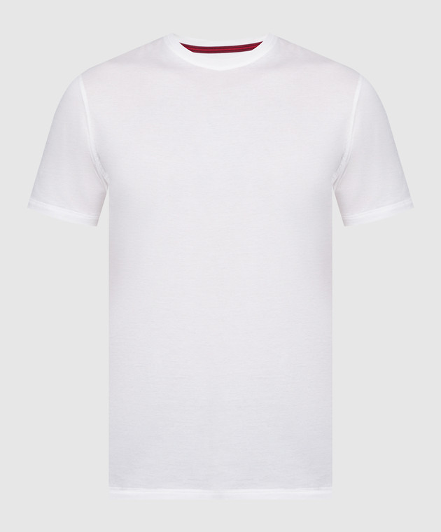ISAIA Біла футболка MCI154J0331