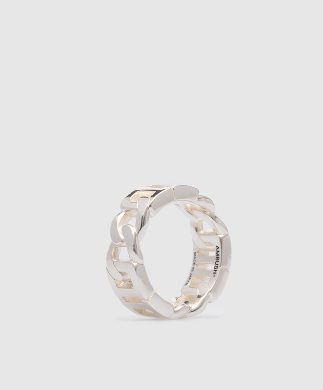 Ambush Sterling Silver Textured Chain Ring on SALE | Saks OFF 5TH
