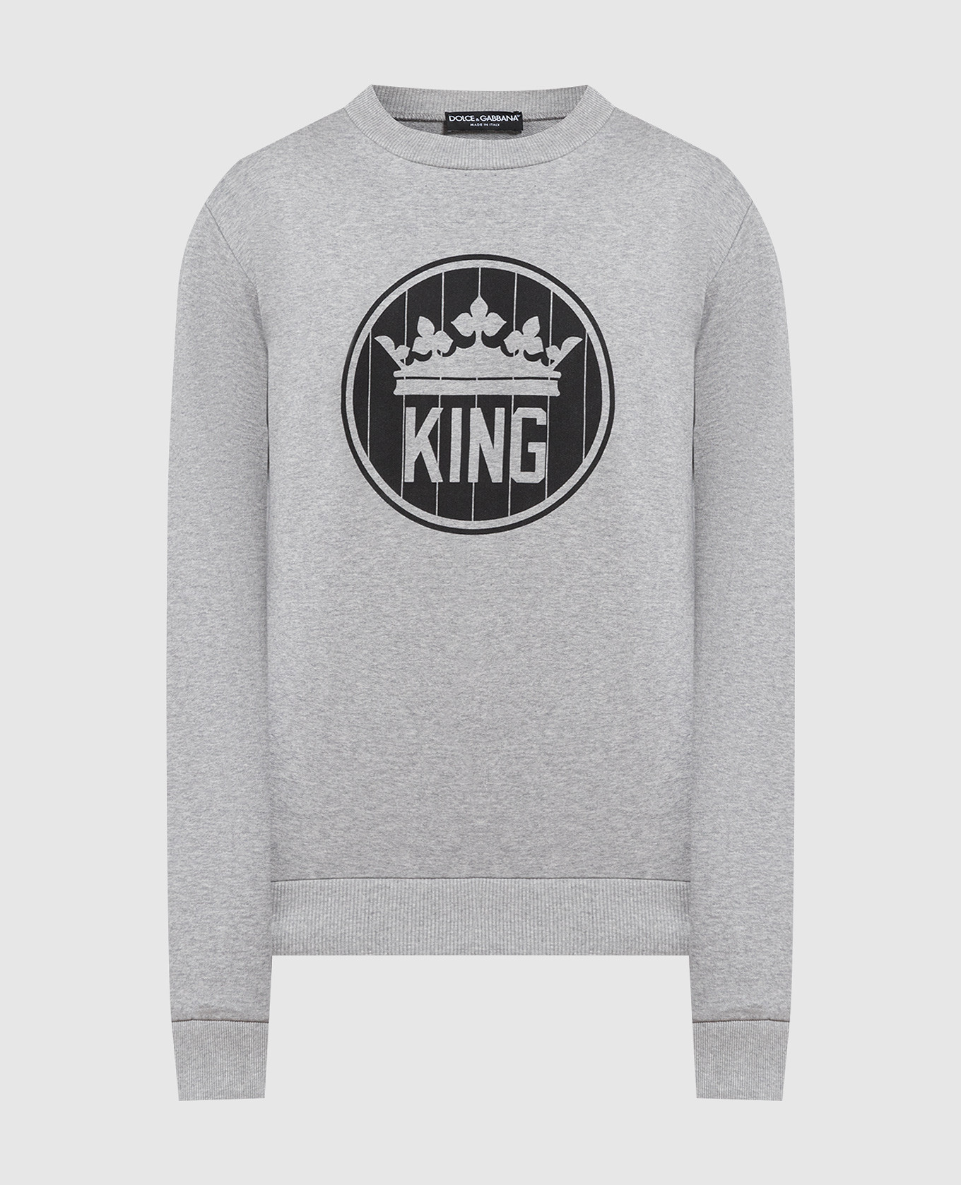 

Серый свитшот с принтом, Свитшоты