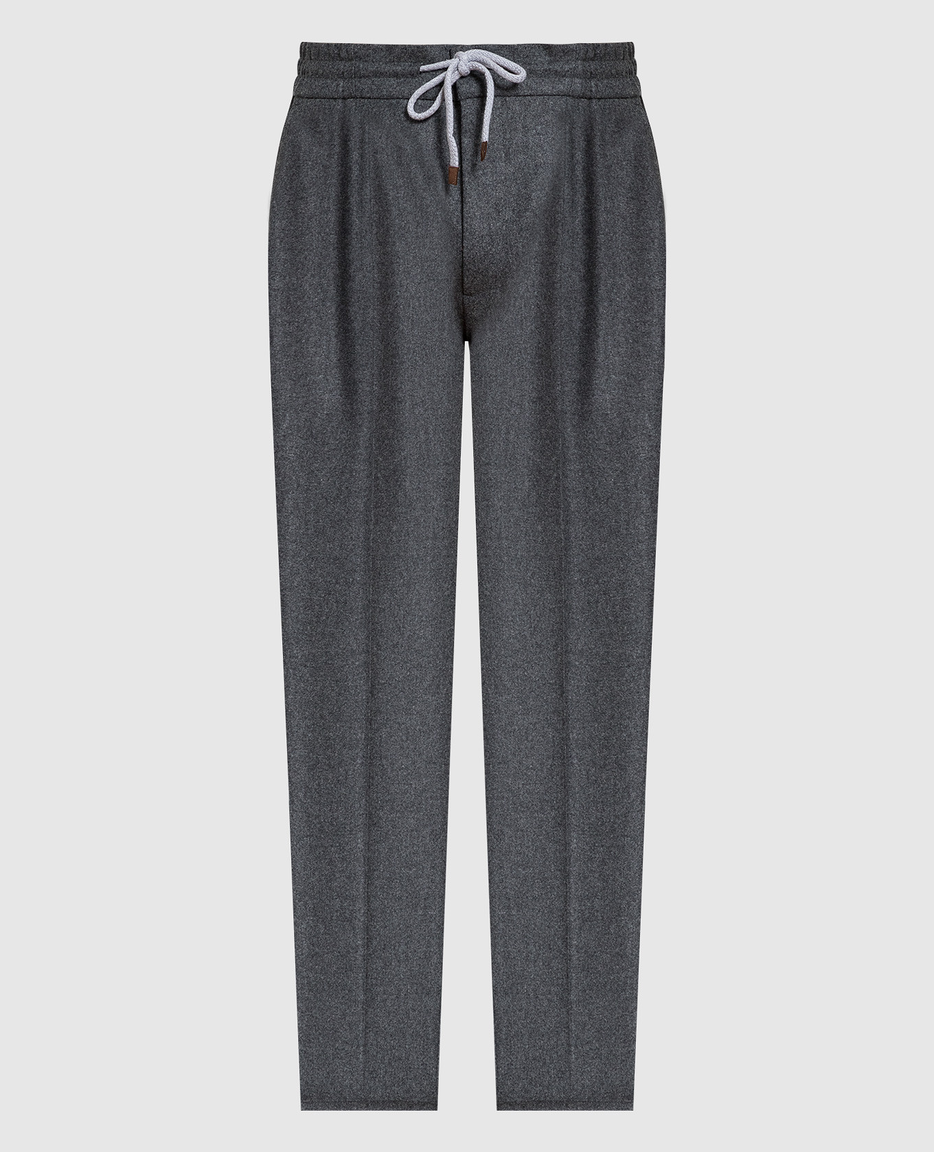 Gray pants made of wool